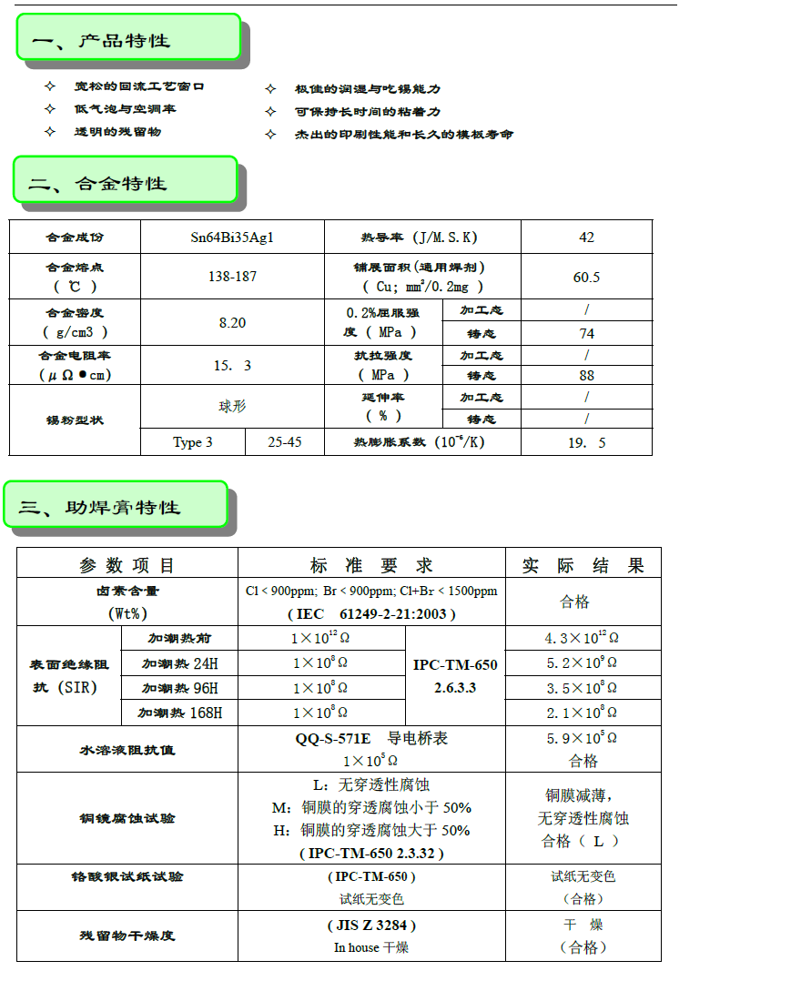 無鉛錫膏 Sn99.7Cu0.3